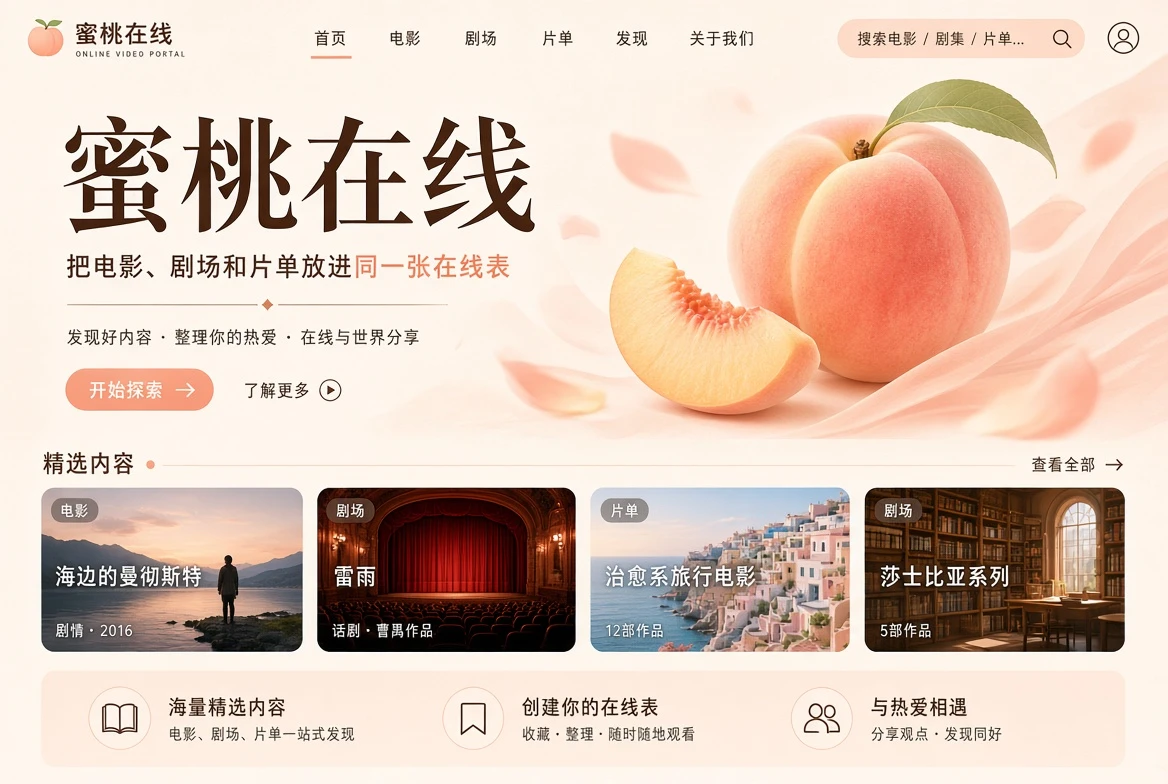 蜜桃在线首页封面